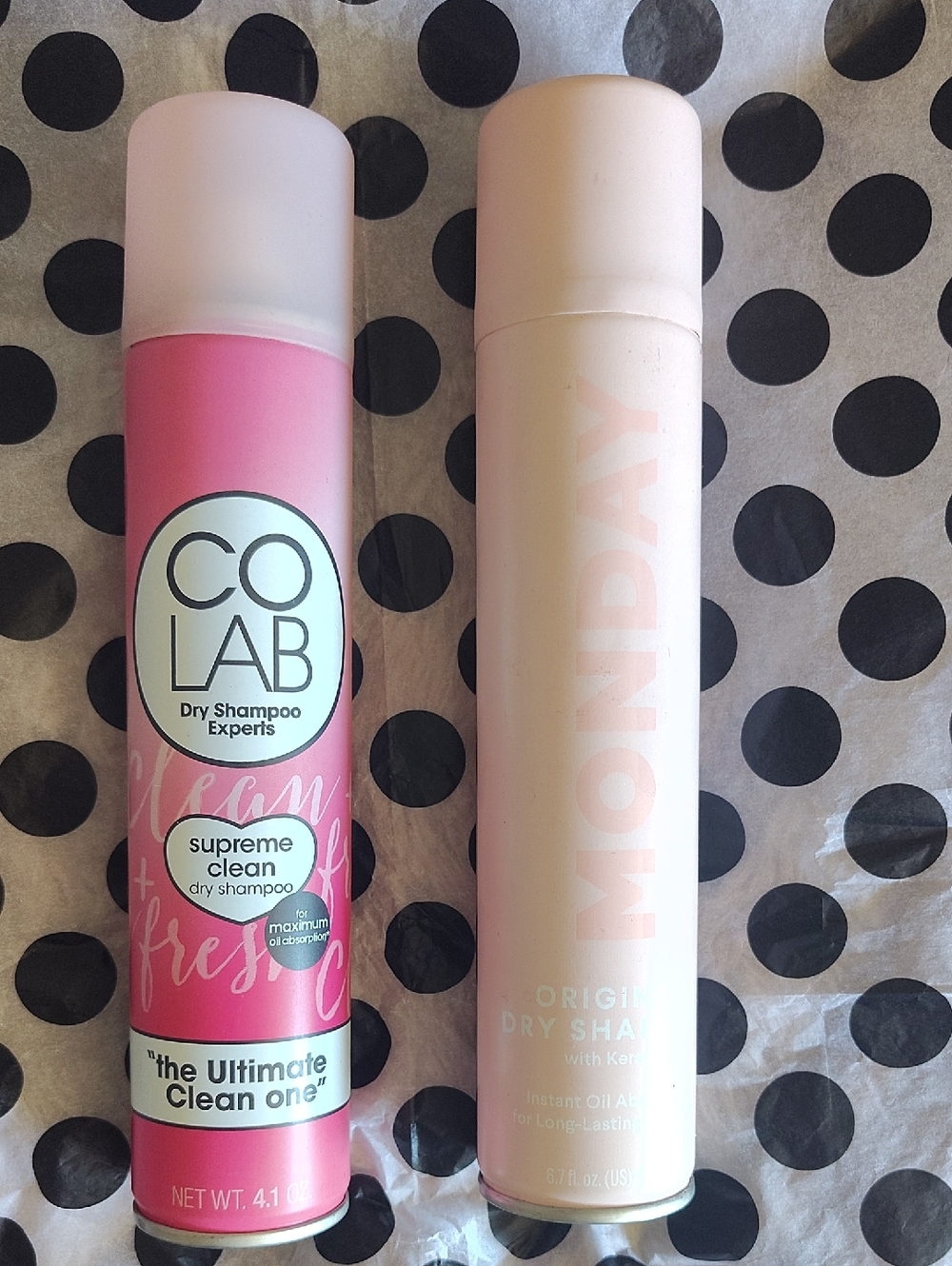 Supreme Clean Pink Dry Shampoo 2pk